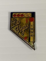NEW VFW 1994 Las Vegas Lapel Pin KG JD Veterans of Foreign Wars Slot Mac... - £7.45 GBP