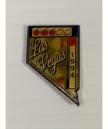 NEW VFW 1994 Las Vegas Lapel Pin KG JD Veterans of Foreign Wars Slot Mac... - $13.57 CAD