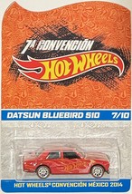 Datsun 510 Bluebird Hot Wheels 2014 Mexico Convention #7/10 EXREAMLY RAR... - $537.49