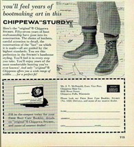 1958 Print Ad Chippewa Sturdy Hunting Boots Chippewa Falls,WI - £7.83 GBP