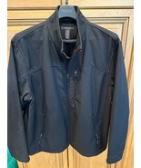 Van Heusen XXL Men&#39;s Jacket Black Casual Business Full Cut Zip Up - €21,19 EUR