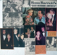 Rona Barrett ~ 14 Color And B&amp;W Vintage Clippings, Articles From 1975-1977 - £5.24 GBP