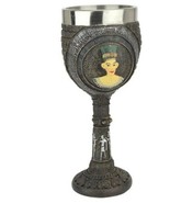 Royal Egyptian Goblet Featuring King Tut and Queen Nefertiti (dt) - £118.69 GBP