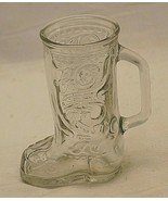 Texas Western Cowboy Boot Drink Glass Beer Bar Restaurant Mug Barware - $29.69