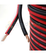 5 Ft 12 Gauge AWG Speaker Cable Car Home Audio 5&#39; Black and Red Zip Wire... - £10.27 GBP