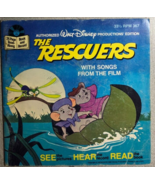 THE RESCUERS (1977) softcover book with 33-1/3 RPM record - $18.89 CAD