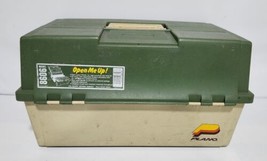 Vintage Plano 8606 6 Tray Lockable Fishing Tackle Box Large Storage Extra Large - £38.07 GBP
