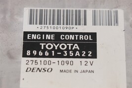 04 4Runner 4x2 4.0 ECM ECU Engine Control Module Immo Ignition Key 89661-35A22 image 3