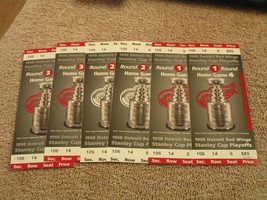 NHL 1998 and 1999 Detroit Red Wings Stanley Cup Playoffs Ticket Stubs - £3.15 GBP