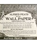 Alfred Peats Wall Paper 1897 Advertisement Victorian Home Decor DWKK9 - €17,16 EUR