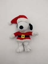 Hallmark Peanuts Gang Christmas Santa Snoopy 8&quot; Plush - £15.52 GBP