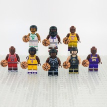 8pcs NBA Basketball Players Minifigures Set Kobe Curry Jordan Durant Harden - £15.17 GBP