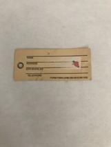 Vintage Continental Airlines 70’s Livery Luggage Tag Baggage - £5.50 GBP