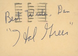 Hal Greer original signature - £78.66 GBP