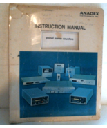 Vintage Anadex Panel Meter Counters Instruction Manual CPM 600 Series - $184.43 MXN