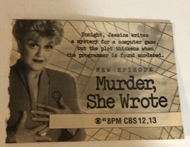 Murder She Wrote Tv Guide Print Ad Angela Lansbury Tpa16 - £4.72 GBP