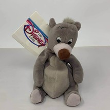 The Disney Store Jungle Book Baloo Gray Mini Bean Bag Animal Plush Toy 8... - £15.22 GBP