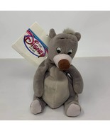 The Disney Store Jungle Book Baloo Gray Mini Bean Bag Animal Plush Toy 8... - £15.18 GBP