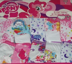 Girls Panties 10 Pack Hello Kitty My Little Pony - £21.54 GBP