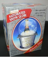 NIOB Mr Christmas Automated Snow Globe Millinnium Edition Happy New Year... - $80.25 CAD