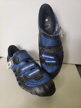 Cannondale Cycling Mountain Bike Shoes Black Blue Womens CS February 2005 Size 8 - £45.16 GBP