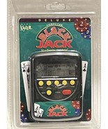 New Vintage 1996 Deluxe Computer Black jack Electronic Handheld Game Asylum - $180.65 MXN