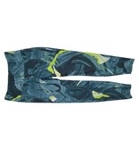 Old Navy Athletic Leggings Pockets Women&#39;s Size M Teal/Lime Print - $276.80 MXN