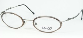 Vintage iMAGO TILIA 2 Marrón / Gris Gafas Marco 48-20-133mm Alemania - $86.51