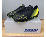 Vizari Kids Ranger FG Soccer Cleat Black / Green - Size US 1.5 Youth - $24.99