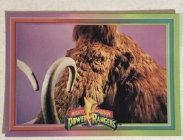 Mighty Morphin Power Rangers 1994 Trading Card #12 Mammoth Mastodon - £1.47 GBP