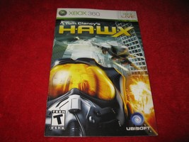 Tom Clancy&#39;s H.A.W.X : Xbox 360 Video Game Instruction Booklet - £1.57 GBP