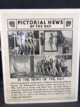 July 26, 1939 Pictorial News of the Day World War II Era 14x17” Estate Sale Find - £11.84 GBP