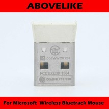USB Dongle Transceiver Receiver 1384 White 4 Microsoft  Wireless Bluetrack Mouse - £4.68 GBP