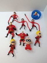 Assorted Lot of Disney Pixar The Incredibles Toys Action Figures 9 Toys Total  - £15.48 GBP