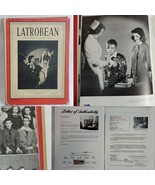 Arnold Palmer Signed 1944 Latrobean HS Yearbook w/ Mr Fred Rogers JSA PS... - £774.43 GBP
