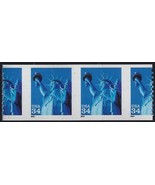3477 - 34c Huge Misperf Diecut Shift Error/EFO Strip 3 &quot;Statue of Libert... - $21.86 CAD