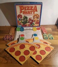 Vintage 1987 Pizza Party Board Game Parker Brothers INCOMPLETE HTF RARE - £46.54 GBP