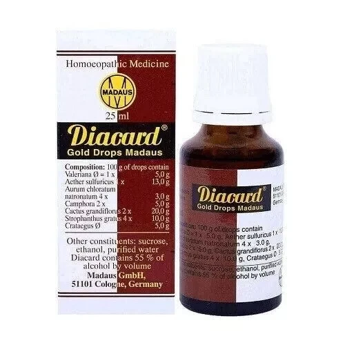 ADEL Diacard Gold Madaus Drop Homeopathic Medicine 25ml - €17,28 EUR