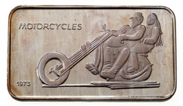 1973 Motorräder - Schweiz Mint 1 Oz. Silber Kunst Barren - $1,551.23 MXN