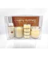 White Barn Candle Co CREAMY NUTMEG Scented Home Quartet Room Spray &amp; Can... - $38.61
