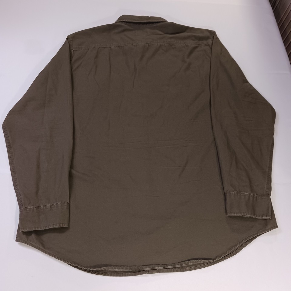 Lee Regular Fit RN#64866 Men's Green Cotton Long Sleeve Button Up Shirt Size 2XL Item image 2