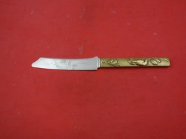 Kozuka by Gorham Sterling Silver Fish Knife BC brass handle w/ carp 8&quot; - £228.66 GBP