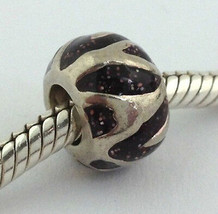 Authentic Chamilia *Retired* Sterling Peaks of Burgundy Bead Charm Na-23... - $21.84