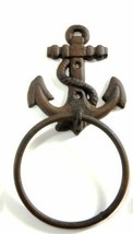 Nautical Anchor Rope Towel Rack 4&quot; - $49.49