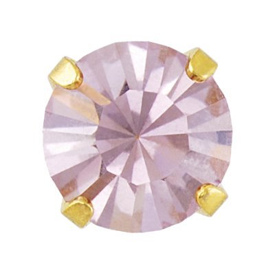 Sensitive Gold Plated 5 mm June Alexandrite Cartilage Earring Stud Hypoallergeni - £7.95 GBP