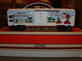 LIONEL 6-84747 2018 CHRISTMAS BOX CAR O/027 Gauge UNRUN IN ORIGINAL BOX - £43.24 GBP