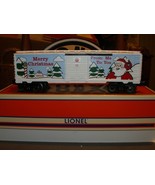 LIONEL 6-84747 2018 CHRISTMAS BOX CAR O/027 Gauge UNRUN IN ORIGINAL BOX - £43.49 GBP