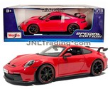 Maisto Special Edition 1:18 Scale Die Cast Car  Red PORSCHE 911 GT3 with... - $54.99