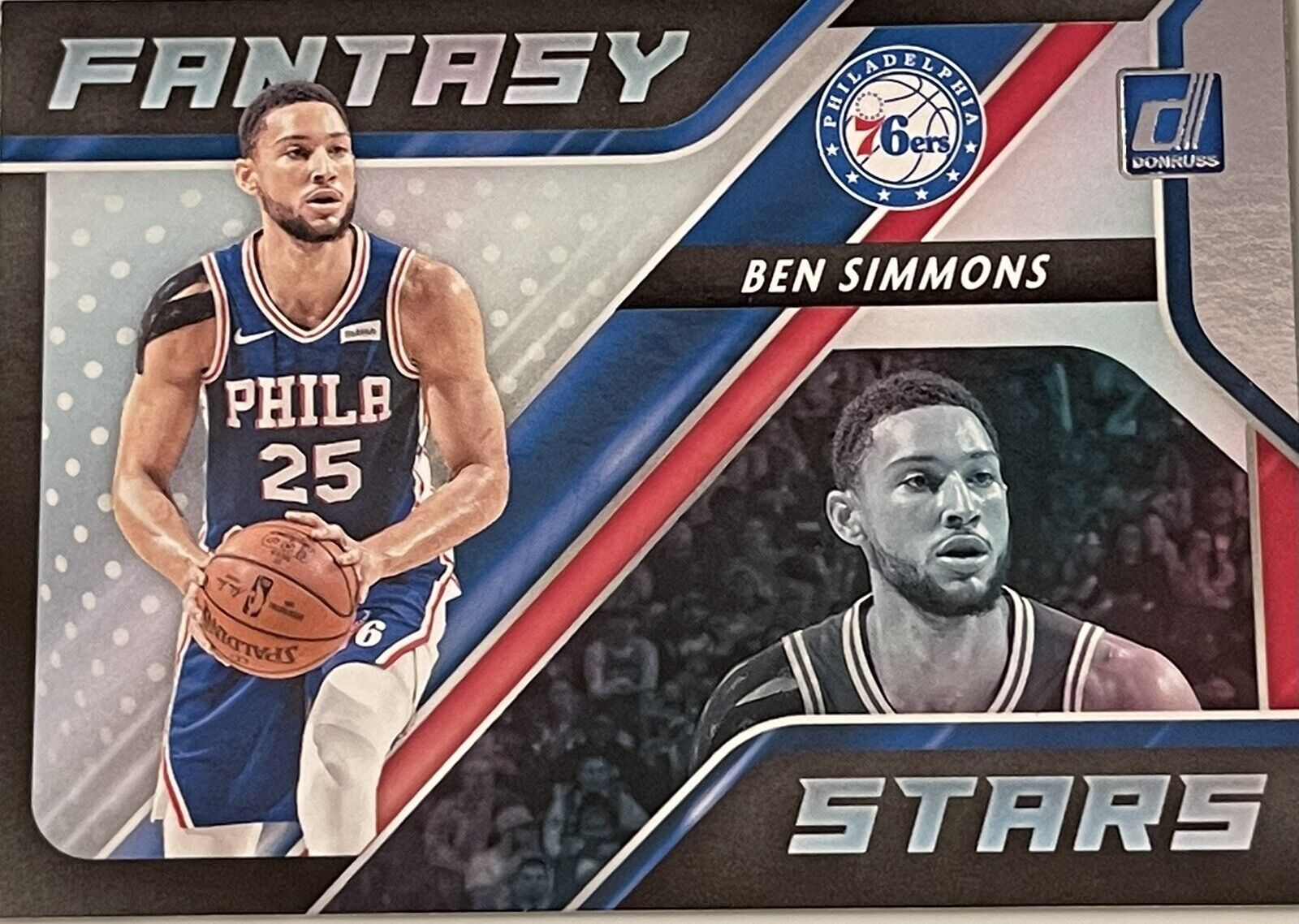Primary image for BEN SIMMONS Fantasy Stars 2020-21 Panini Donruss Basketball Card Mint #4 76ers
