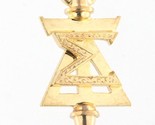 Tau sigma delta Unisex Charm 14kt Yellow Gold 240093 - £159.56 GBP